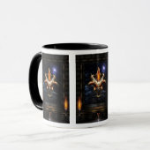 Akrellian Torch Fire Portrait Tasse (Vorderseite Links)