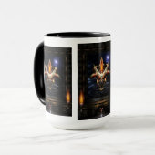 Akrellian Torch Fire Portrait Tasse (Vorderseite Links)