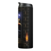 Akrellian Torch Fire Portrait Thermosbecher (Nach rechts gedreht)