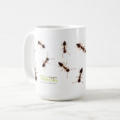 Akrobat-Ameisen-Tasse Kaffeetasse (Vorderseite Links)