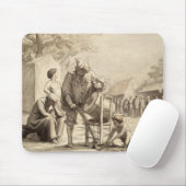Akrobaten am angemessenen c.1865-69 mousepad (Mit Mouse)