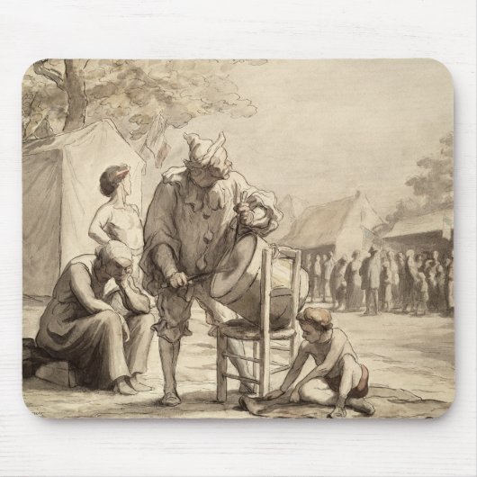 Akrobaten am angemessenen c.1865-69 mousepad (Vorne)