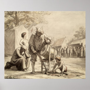 Akrobaten am angemessenen c.1865-69 poster