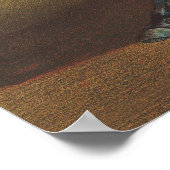 Akrobaten auf Pferd. Poster (Ecke)