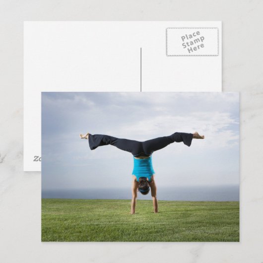 Akrobaten und Anwälte 2 Postkarte (Vorne/Hinten)