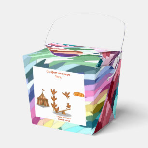 Akrobatentrupp der fröhlichen Hühner Geschenkschachtel
