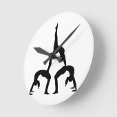 Akrobatik Runde Wanduhr (Winkel)