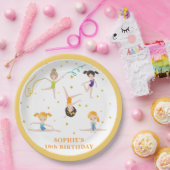 Akrobatik-Spaß zum Geburtstag für Kinder Pappteller (Party)