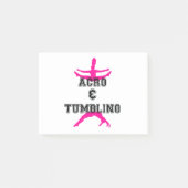 Akrobatik und Taumelschwingung Post-it Klebezettel (Vorderseite)