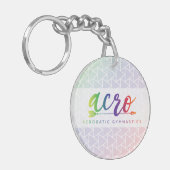 Akrobatische Gymnastik Akryllischer Schlüsselanhän Schlüsselanhänger (Vorderseite links)