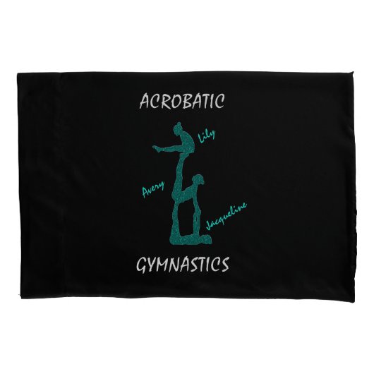 Akrobatische Gymnastik Pillowcase Kissenbezug (Vorderseite)