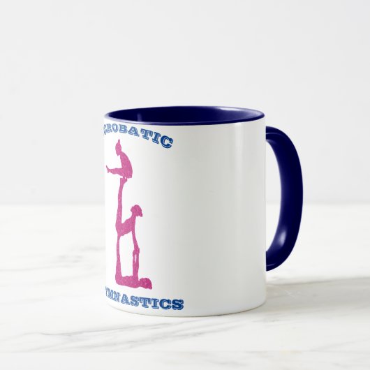 Akrobatische Gymnastik Tasse (VorderseiteRechts)