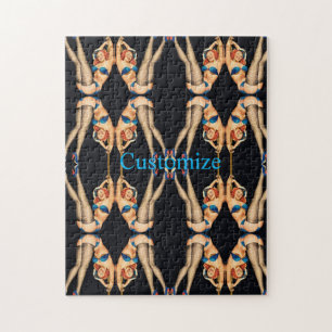 Akrobatische Vintage-Pinups Thunder_Cove Puzzle