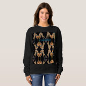 Akrobatische Vintage Pinups Thunder_Cove Sweatshirt (Vorne ganz)