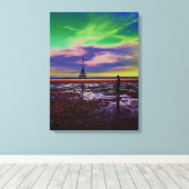 Akrobische Printwerbung für eine weitere Tageskart Leinwanddruck (Insitu (Holzboden))