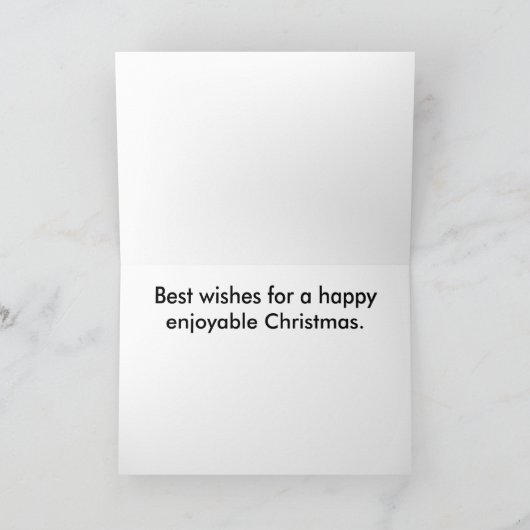 Akron Christmas Card. Feiertagskarte (Innenseite)