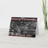 Akron Christmas Card. Feiertagskarte (Vorderseite)