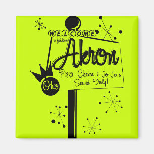 Akron Jojos u. Huhns Magnet