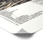 Akron, OH Panorama Karte - 1882 Poster (Ecke)