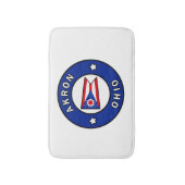 Akron Ohio Badematte (Vorderseite Vertikal)