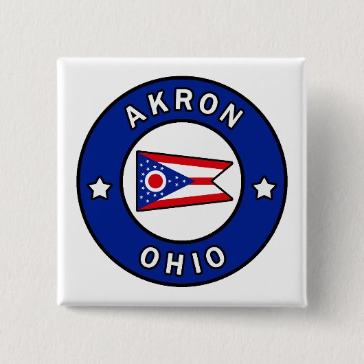 Akron Ohio Button (Vorderseite)
