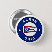 Akron Ohio Button (Vorne & Hinten)