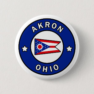 Akron Ohio Button