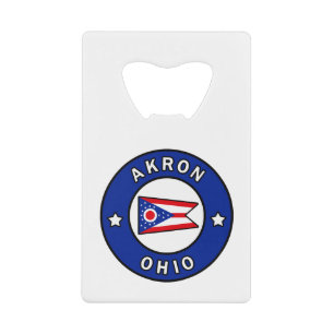 Akron Ohio Geldbeutel Flaschenöffner