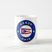 Akron Ohio Kaffeetasse (Mittel)