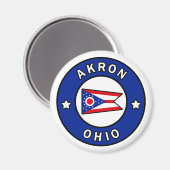 Akron Ohio Magnet (Vorderseite/Rückseite)