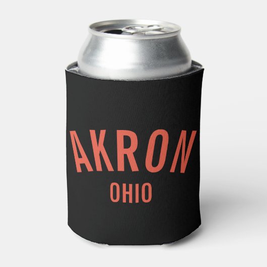 Akron, Ohio Magnet Dosenkühler (Kanne Vorderseite)