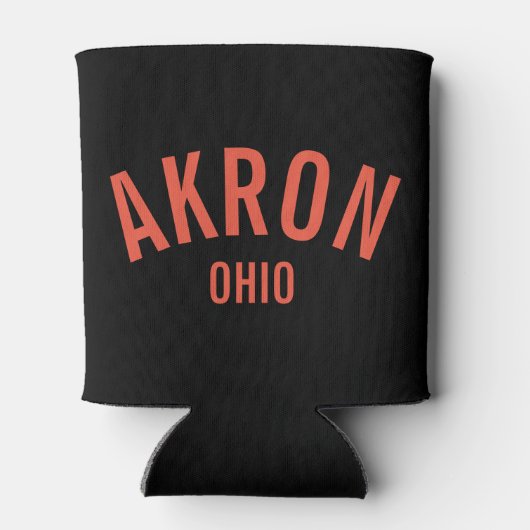 Akron, Ohio Magnet Dosenkühler (Rückseite)