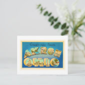 Akron Ohio OH Old Vintage Travel Souvenir Postkarte (Stehend Vorderseite)