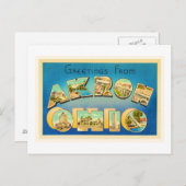 Akron Ohio OH Old Vintage Travel Souvenir Postkarte (Vorne/Hinten)