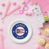 Akron Ohio Pappteller (Party)