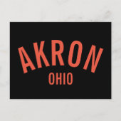 Akron, Ohio Postkarte (Vorderseite)