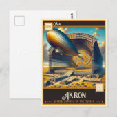 Akron, Ohio | VINTAG Postkarte (Vorne/Hinten)
