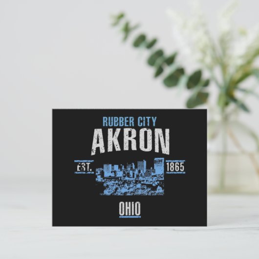 Akron Postkarte (Stehend Vorderseite)