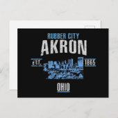 Akron Postkarte (Vorne/Hinten)
