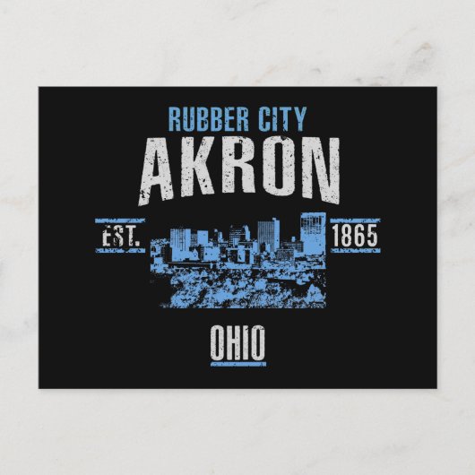 Akron Postkarte (Vorderseite)