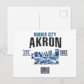 Akron Postkarte (Vorne/Hinten)