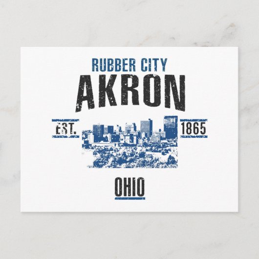 Akron Postkarte (Vorderseite)