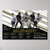 Akron Roller Hockey Schedule Poster (Vorne)