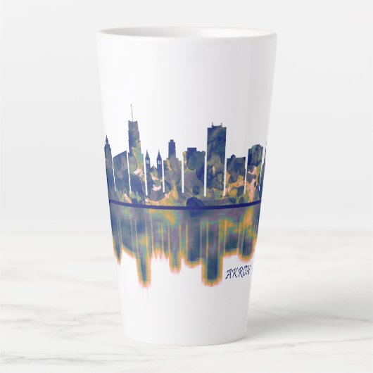 Akron Skyline Milchtasse (Vorderseite)