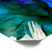 Akron Skyline Poster (Ecke)