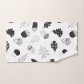 Akronen und Blätter Badhandtuch Set (Handtuch)