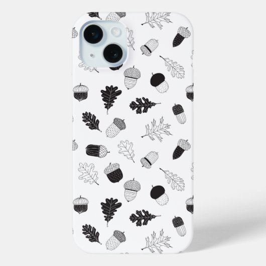 Akronen und Blätter Case-Mate iPhone Hülle (Rückseite)