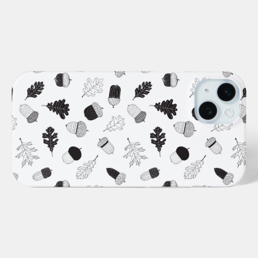 Akronen und Blätter Case-Mate iPhone Hülle (Rückseite (Horizontal))