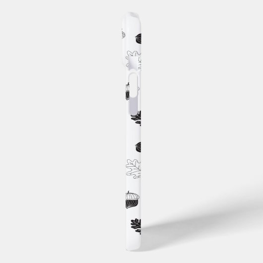 Akronen und Blätter Case-Mate iPhone Hülle (Rückseite / Links)