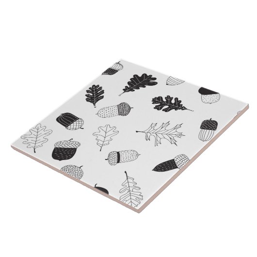 Akronen und Blätter Fliese (Seite)